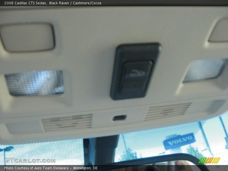 Black Raven / Cashmere/Cocoa 2008 Cadillac CTS Sedan