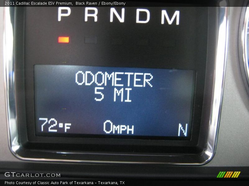 Black Raven / Ebony/Ebony 2011 Cadillac Escalade ESV Premium