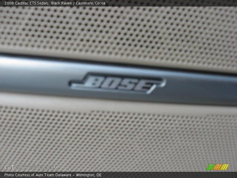 Black Raven / Cashmere/Cocoa 2008 Cadillac CTS Sedan