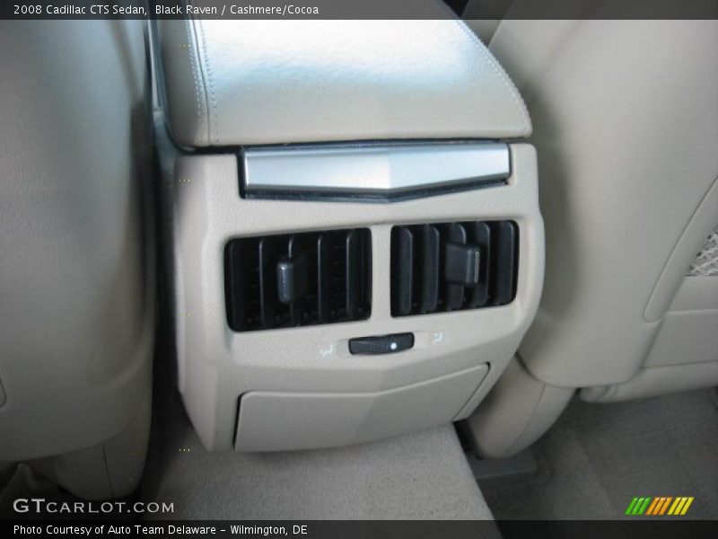 Black Raven / Cashmere/Cocoa 2008 Cadillac CTS Sedan