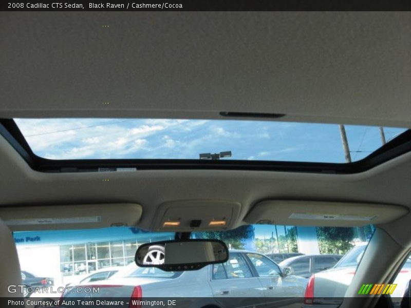 Black Raven / Cashmere/Cocoa 2008 Cadillac CTS Sedan