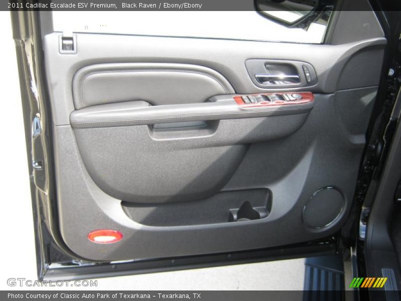 Black Raven / Ebony/Ebony 2011 Cadillac Escalade ESV Premium