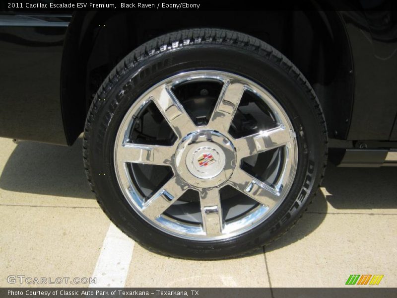 Black Raven / Ebony/Ebony 2011 Cadillac Escalade ESV Premium