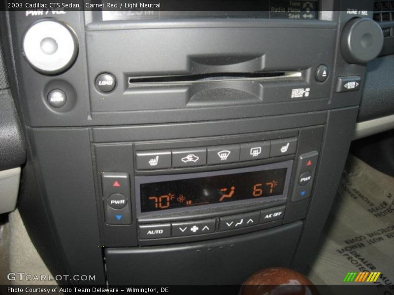 Garnet Red / Light Neutral 2003 Cadillac CTS Sedan
