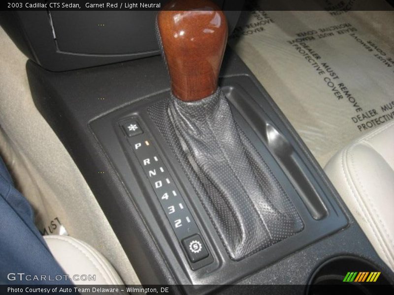 Garnet Red / Light Neutral 2003 Cadillac CTS Sedan
