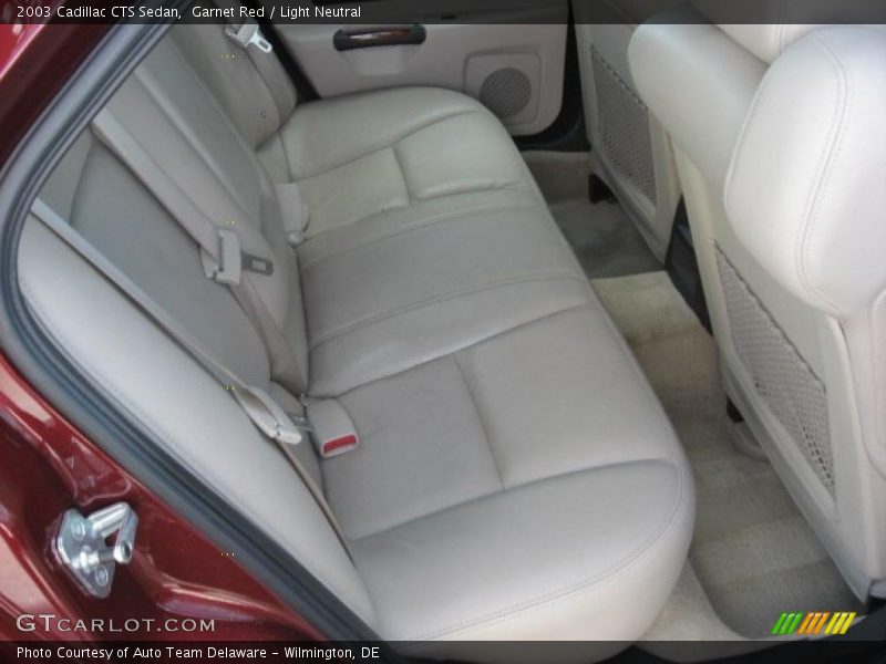 Garnet Red / Light Neutral 2003 Cadillac CTS Sedan