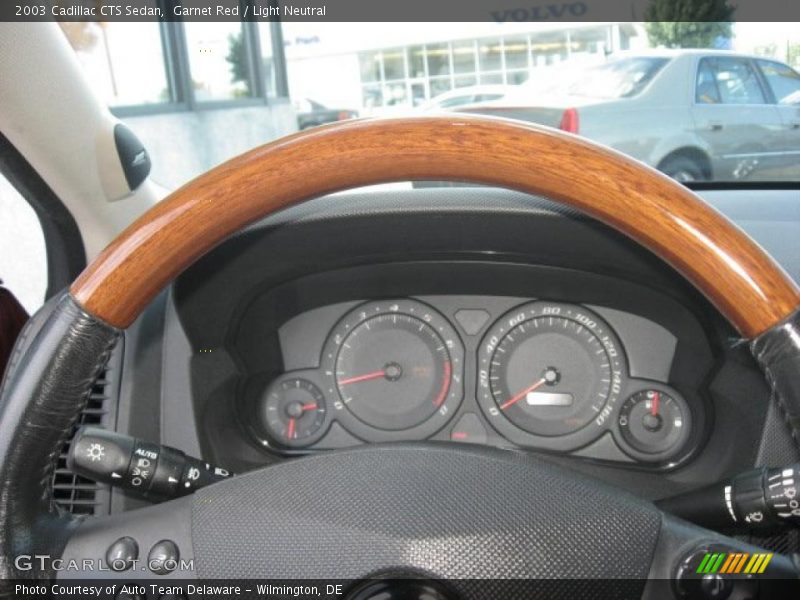 Garnet Red / Light Neutral 2003 Cadillac CTS Sedan