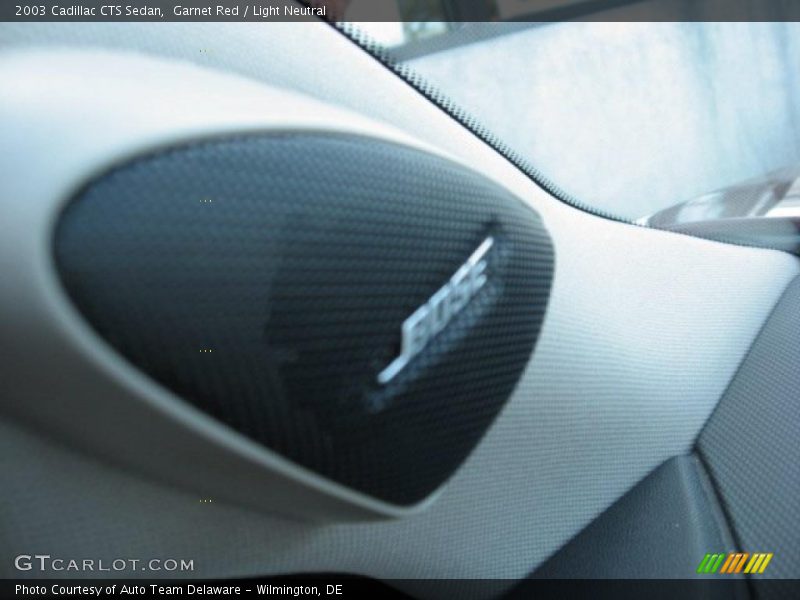 Garnet Red / Light Neutral 2003 Cadillac CTS Sedan