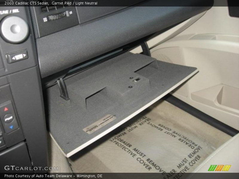 Garnet Red / Light Neutral 2003 Cadillac CTS Sedan