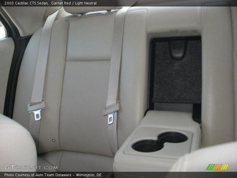 Garnet Red / Light Neutral 2003 Cadillac CTS Sedan