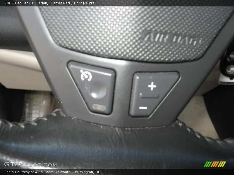 Garnet Red / Light Neutral 2003 Cadillac CTS Sedan