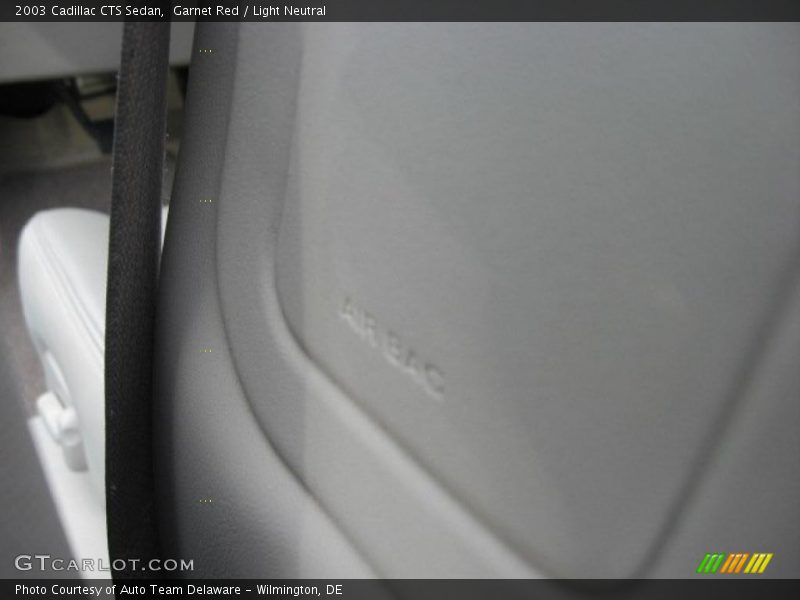 Garnet Red / Light Neutral 2003 Cadillac CTS Sedan