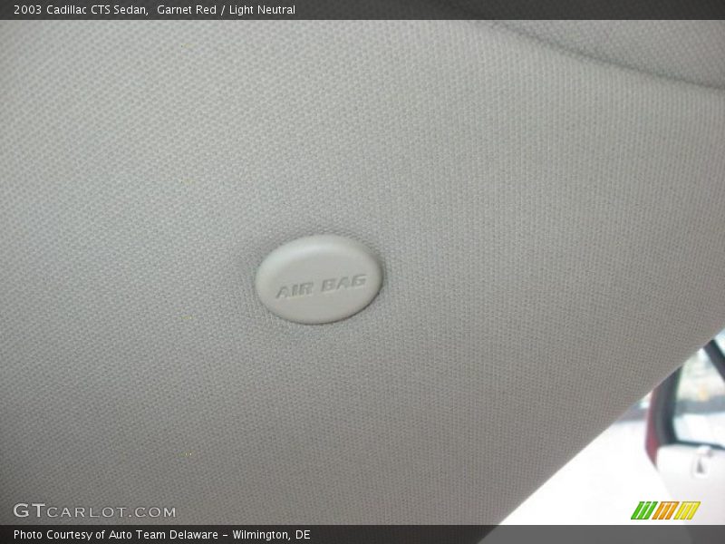 Garnet Red / Light Neutral 2003 Cadillac CTS Sedan