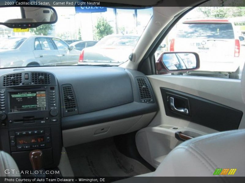 Garnet Red / Light Neutral 2003 Cadillac CTS Sedan