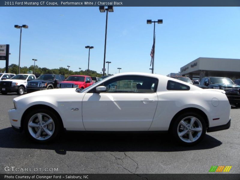 Performance White / Charcoal Black 2011 Ford Mustang GT Coupe