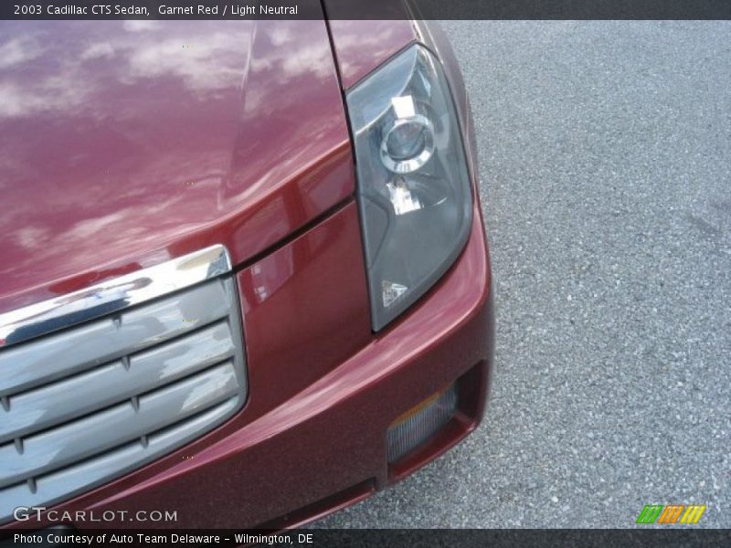 Garnet Red / Light Neutral 2003 Cadillac CTS Sedan