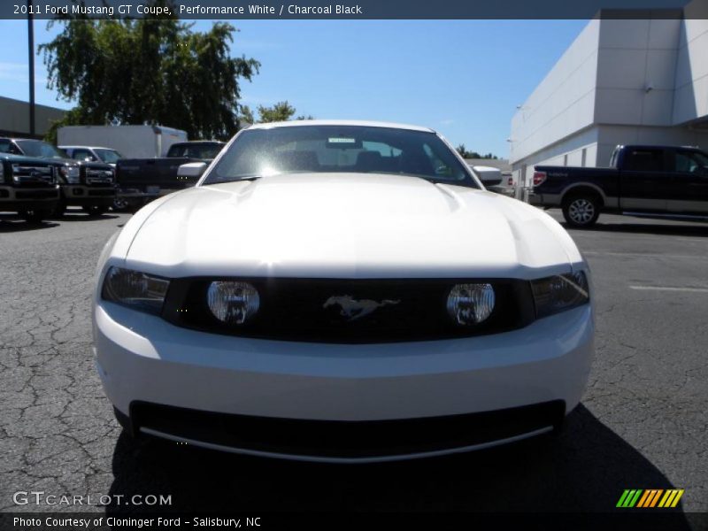Performance White / Charcoal Black 2011 Ford Mustang GT Coupe