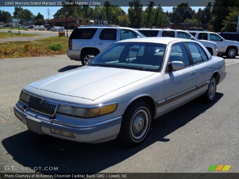 Silver Metallic / Grey 1993 Mercury Grand Marquis GS