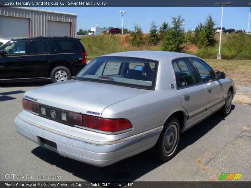 Silver Metallic / Grey 1993 Mercury Grand Marquis GS