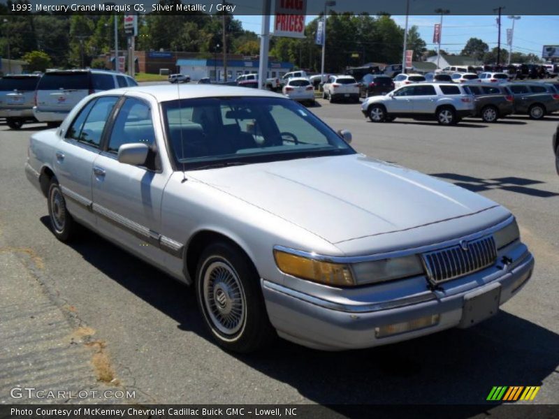 Silver Metallic / Grey 1993 Mercury Grand Marquis GS