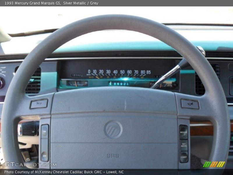 Silver Metallic / Grey 1993 Mercury Grand Marquis GS