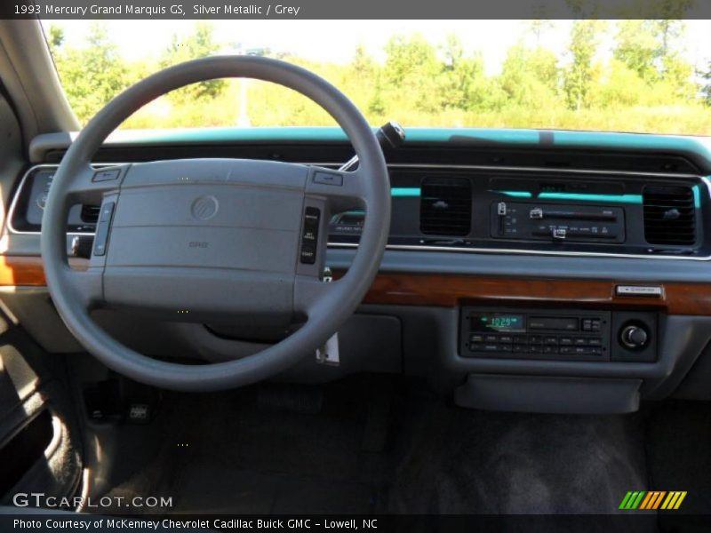 Silver Metallic / Grey 1993 Mercury Grand Marquis GS