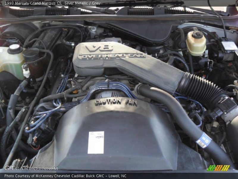 Silver Metallic / Grey 1993 Mercury Grand Marquis GS