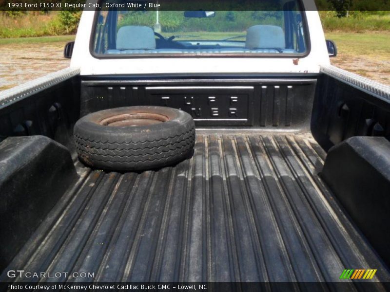 Oxford White / Blue 1993 Ford F150 XL Regular Cab