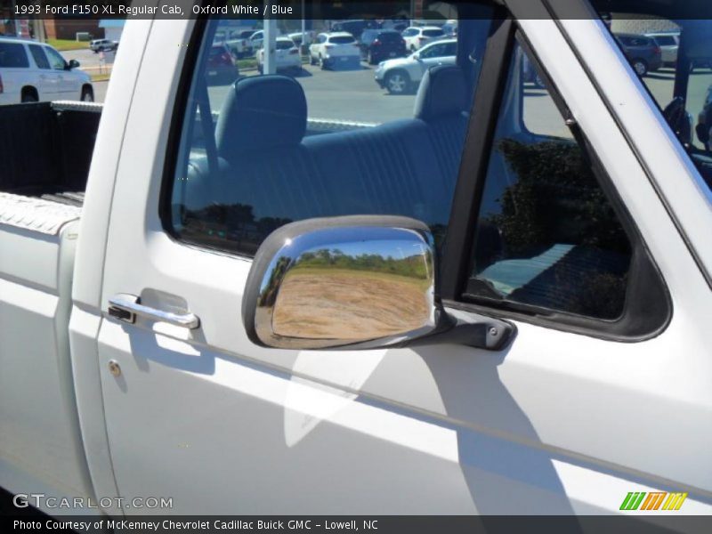 Oxford White / Blue 1993 Ford F150 XL Regular Cab
