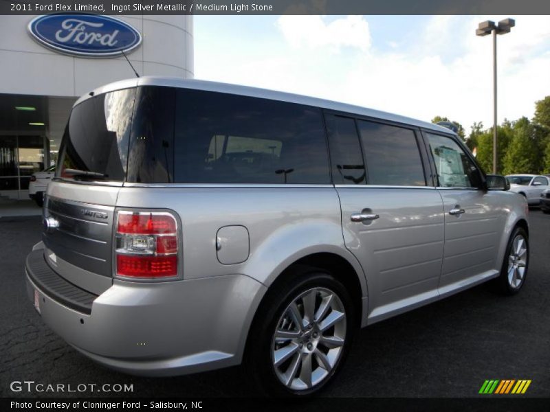 Ingot Silver Metallic / Medium Light Stone 2011 Ford Flex Limited