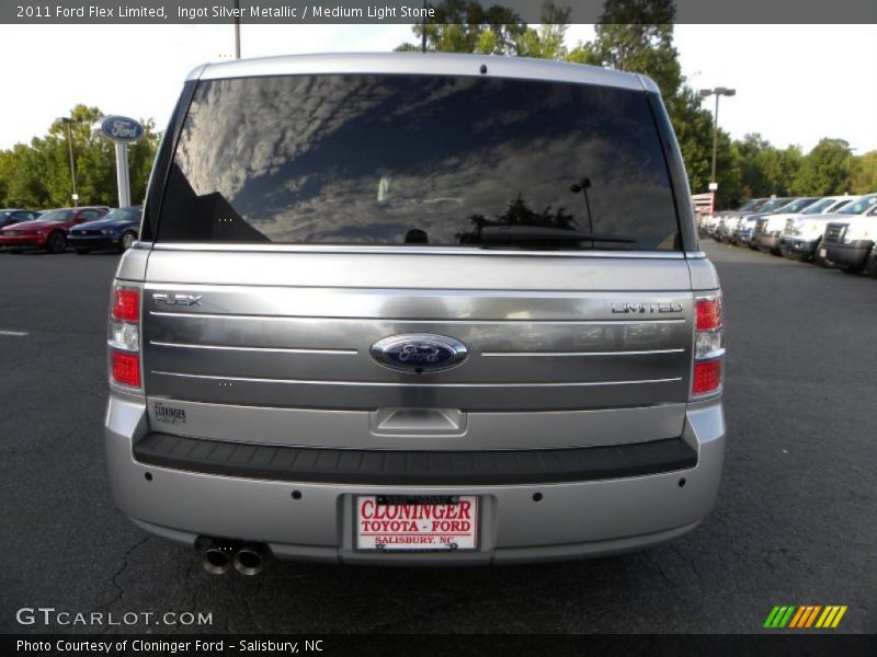 Ingot Silver Metallic / Medium Light Stone 2011 Ford Flex Limited