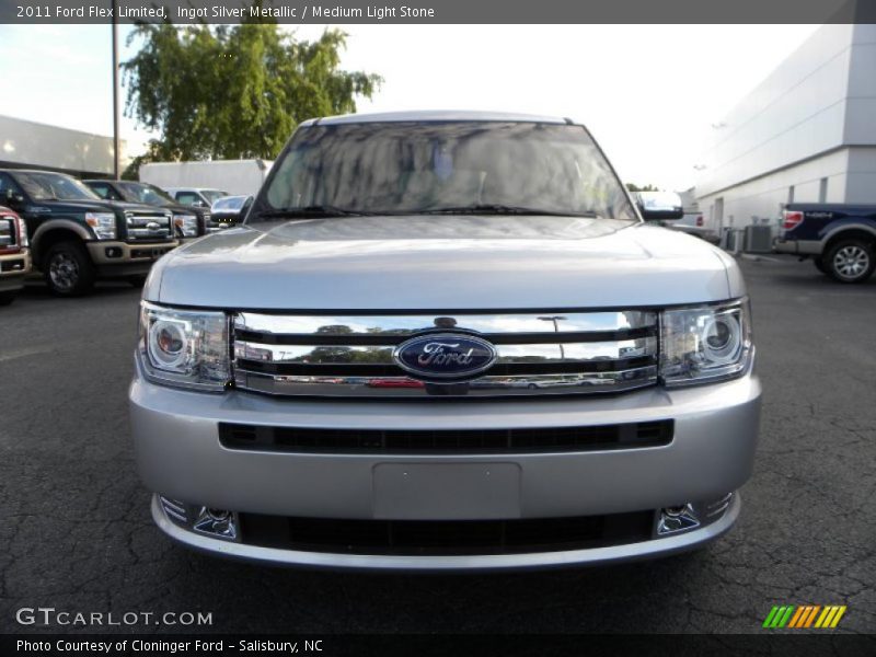 Ingot Silver Metallic / Medium Light Stone 2011 Ford Flex Limited