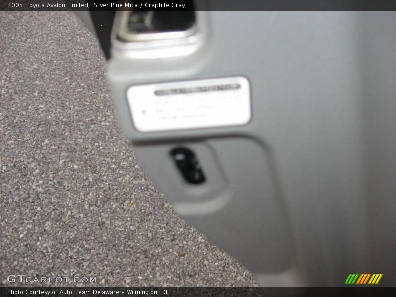 Silver Pine Mica / Graphite Gray 2005 Toyota Avalon Limited