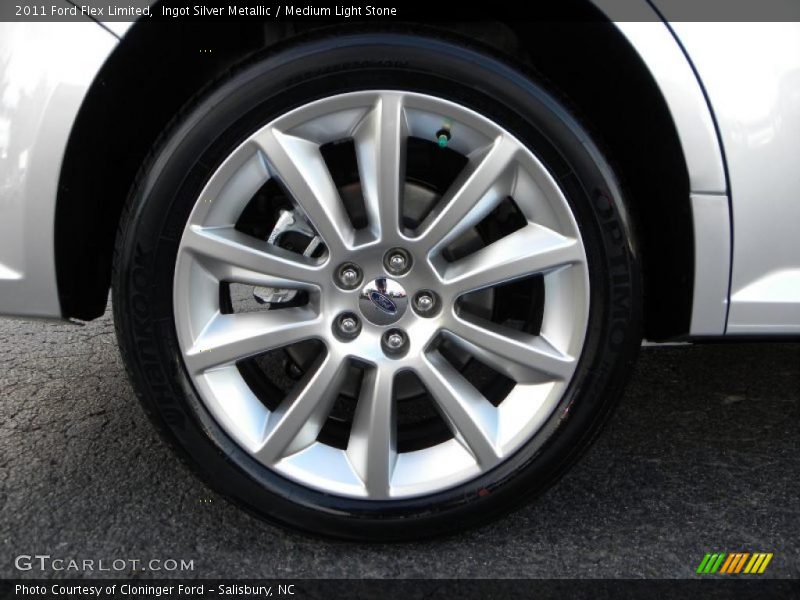 Ingot Silver Metallic / Medium Light Stone 2011 Ford Flex Limited