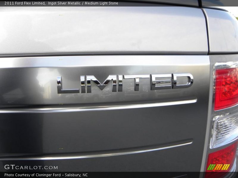 Ingot Silver Metallic / Medium Light Stone 2011 Ford Flex Limited