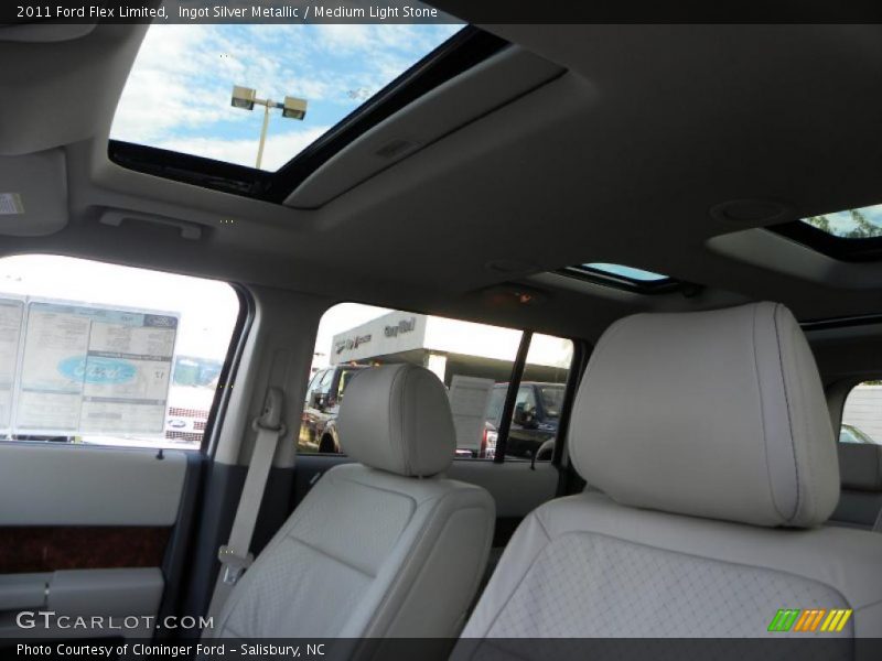 Ingot Silver Metallic / Medium Light Stone 2011 Ford Flex Limited