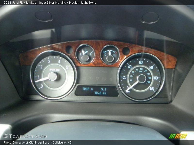 Ingot Silver Metallic / Medium Light Stone 2011 Ford Flex Limited