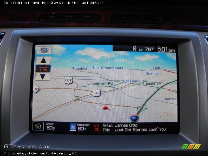 Ingot Silver Metallic / Medium Light Stone 2011 Ford Flex Limited