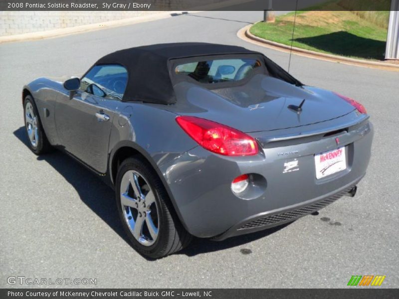 Sly Gray / Ebony 2008 Pontiac Solstice Roadster