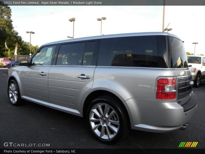 Ingot Silver Metallic / Medium Light Stone 2011 Ford Flex Limited