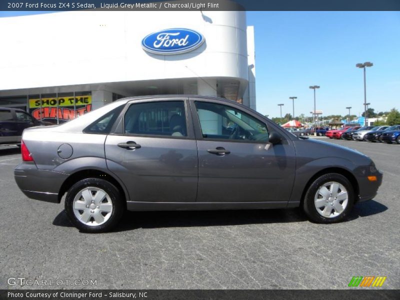 Liquid Grey Metallic / Charcoal/Light Flint 2007 Ford Focus ZX4 S Sedan