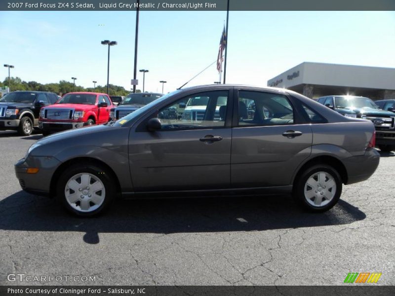 Liquid Grey Metallic / Charcoal/Light Flint 2007 Ford Focus ZX4 S Sedan