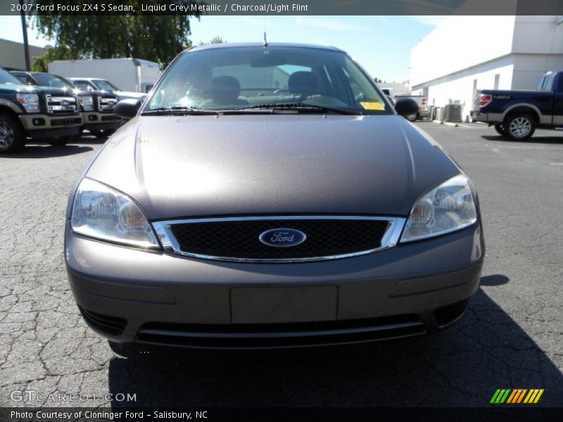 Liquid Grey Metallic / Charcoal/Light Flint 2007 Ford Focus ZX4 S Sedan