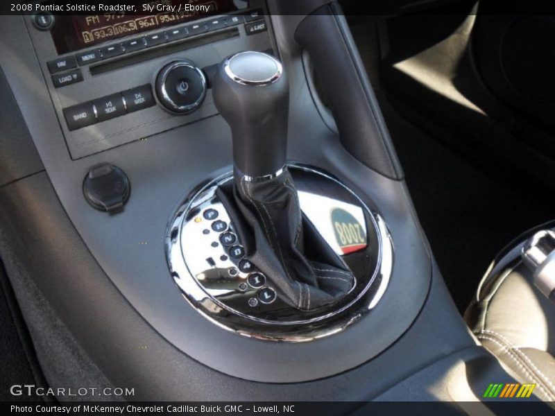 Sly Gray / Ebony 2008 Pontiac Solstice Roadster