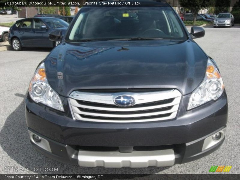 Graphite Gray Metallic / Off Black 2010 Subaru Outback 3.6R Limited Wagon