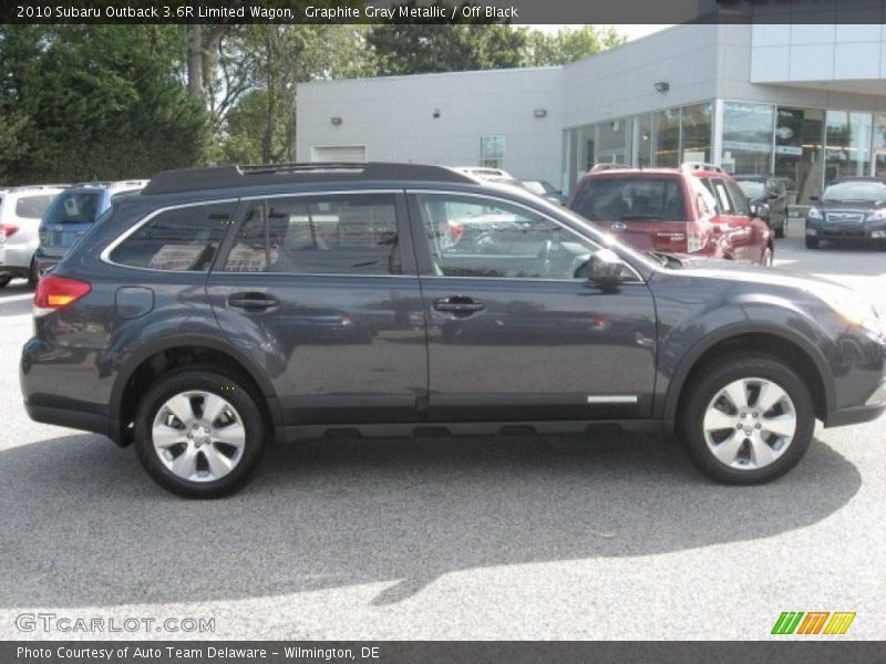 Graphite Gray Metallic / Off Black 2010 Subaru Outback 3.6R Limited Wagon