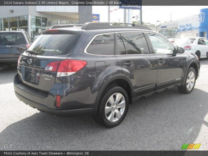 Graphite Gray Metallic / Off Black 2010 Subaru Outback 3.6R Limited Wagon