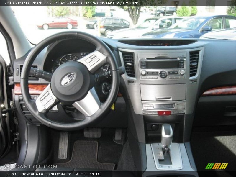 Graphite Gray Metallic / Off Black 2010 Subaru Outback 3.6R Limited Wagon