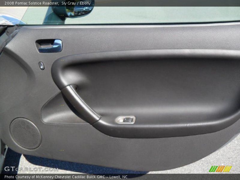 Sly Gray / Ebony 2008 Pontiac Solstice Roadster