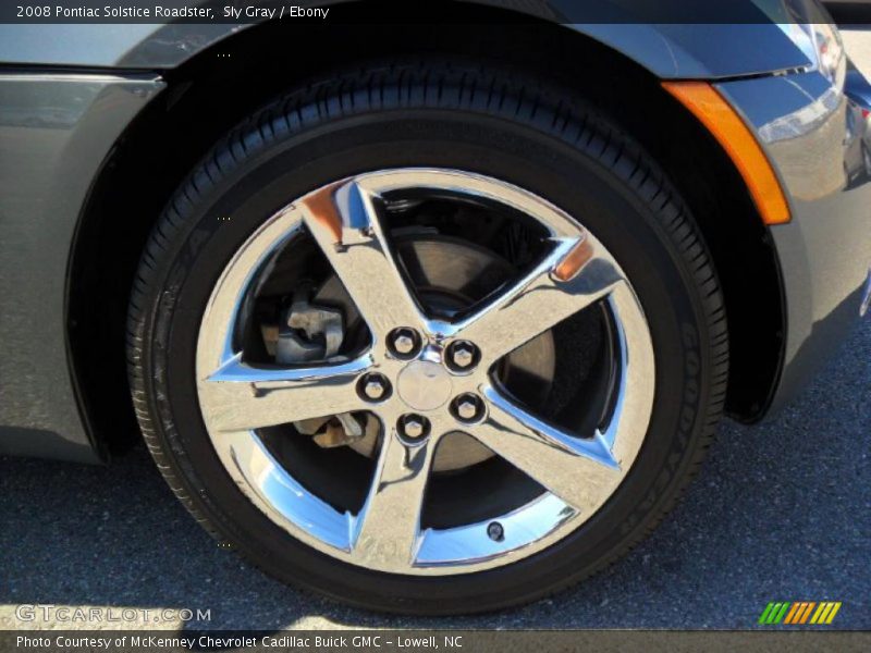 Sly Gray / Ebony 2008 Pontiac Solstice Roadster